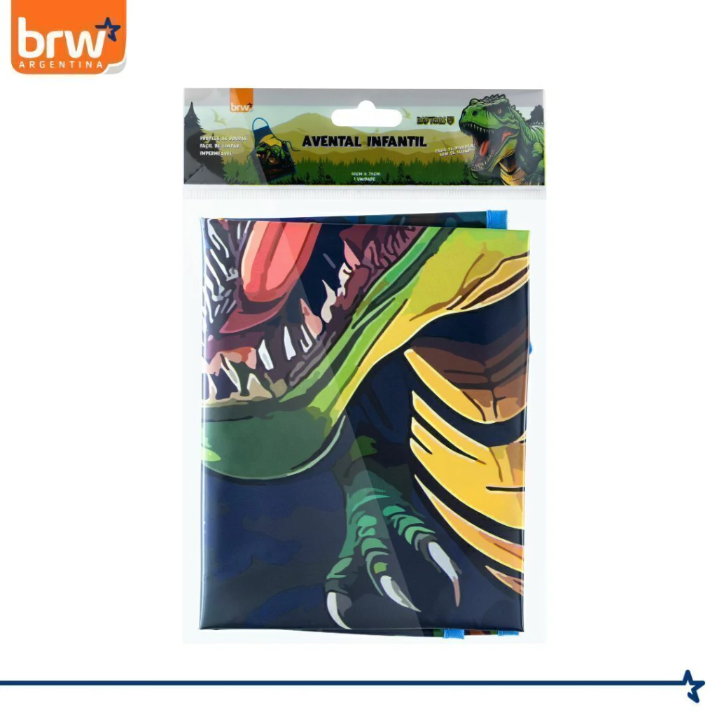 PINTORCITO BRW * DINOSAURIOS * PLÁSTICO INFANTIL