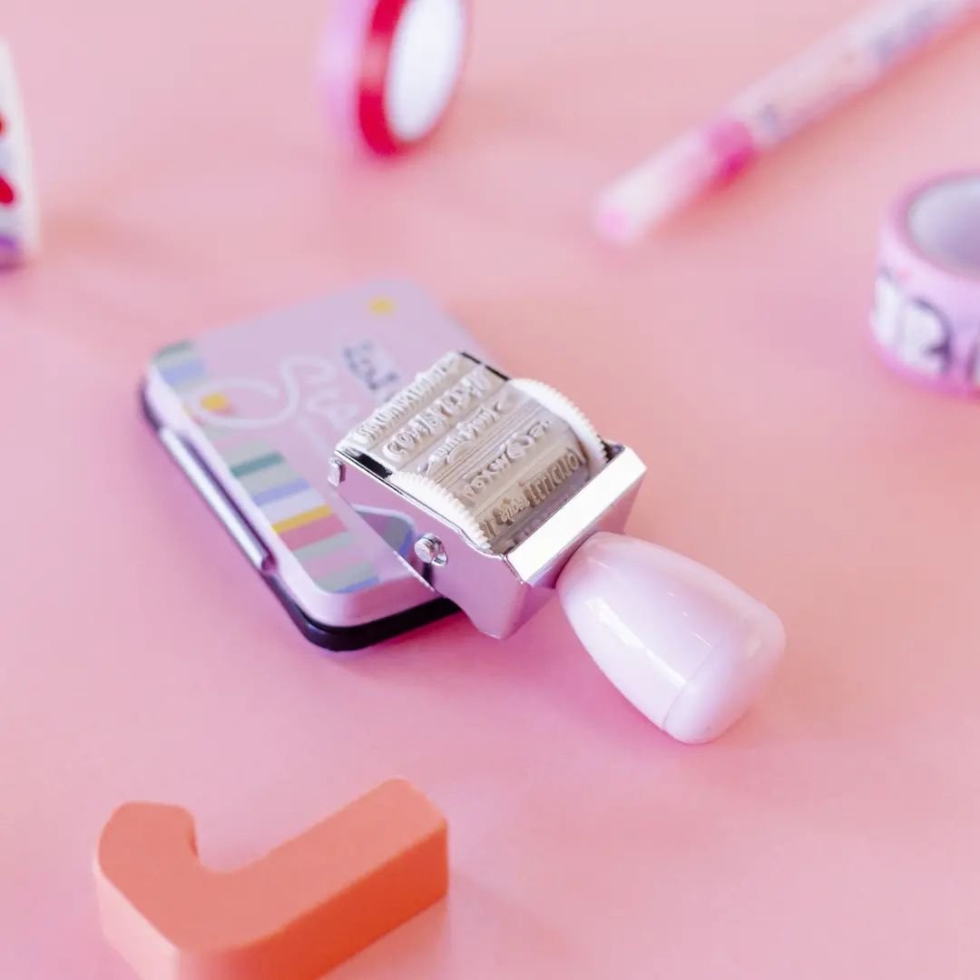 SET * TEACHER 12 EN 1 * SELLO ROTATIVO + ALMOHADILLA IBI CALIFICACIONES (Ingles)