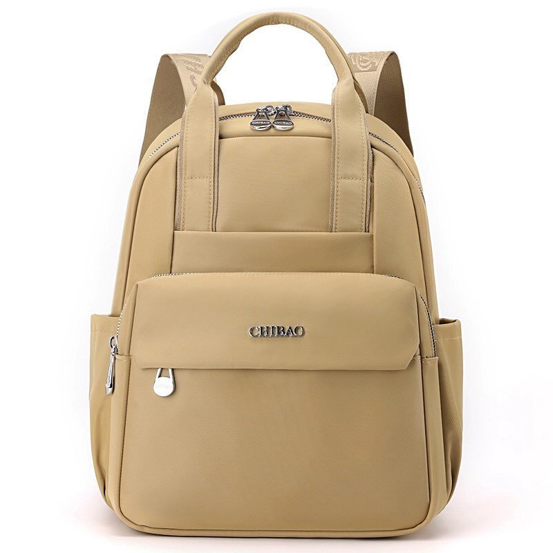 Mochila para Dama "CHIBAO CIERRE PLATEADO" Tela Oxford Impermeable (Excelente Calidad) 16020