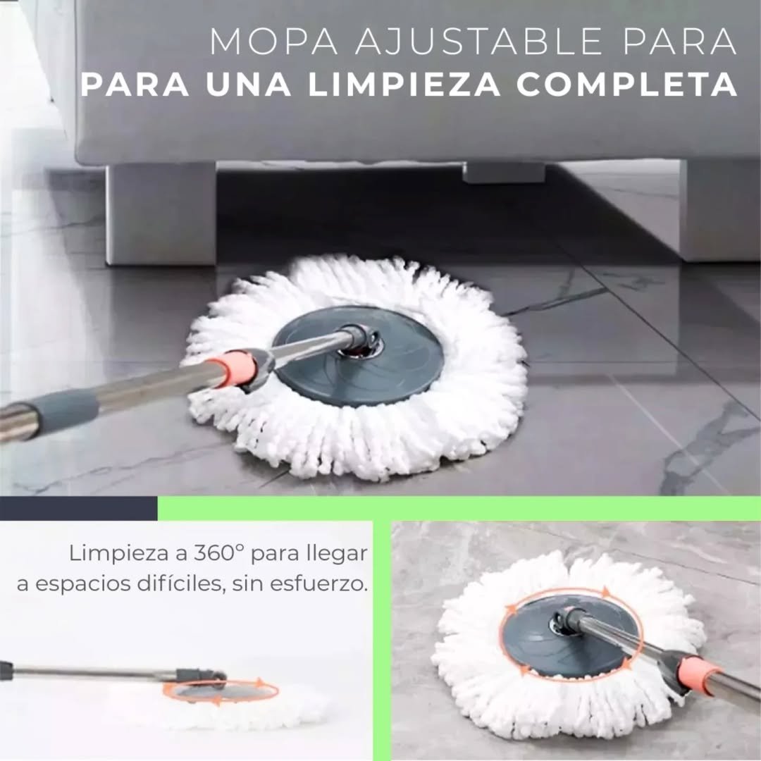 MOPA * 360 GRADOS * DOBLE BALDE CENTRIFUGADOR AUTOMATICO - + REPUESTO