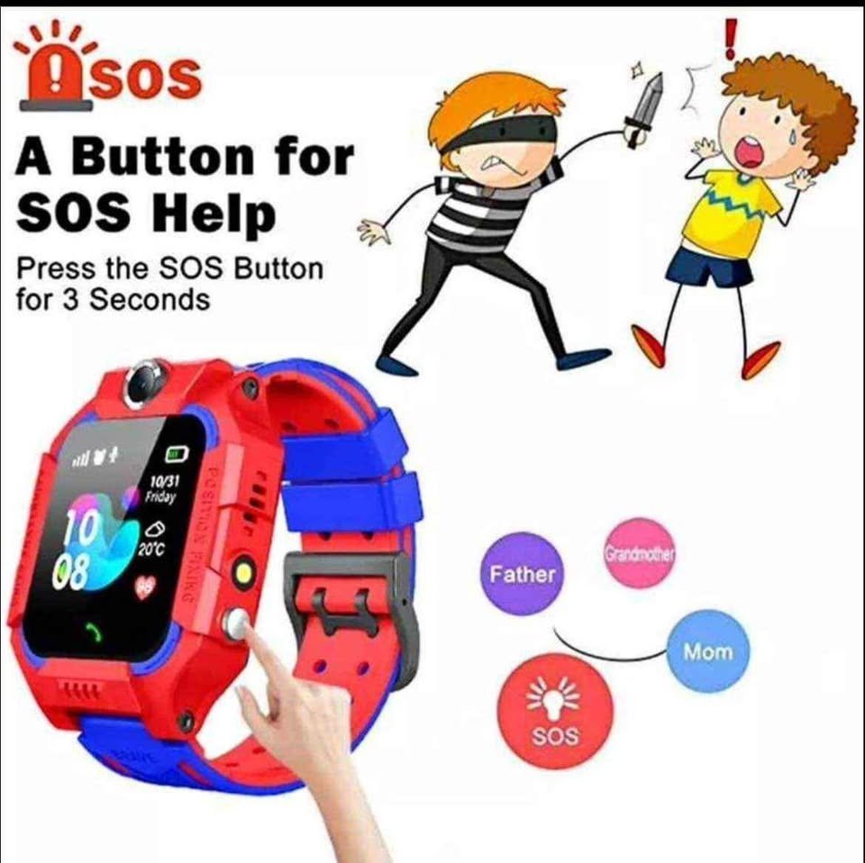 Reloj Inteligente Para Niños Impermeable - Cámara ,Botón SOS ,GPS