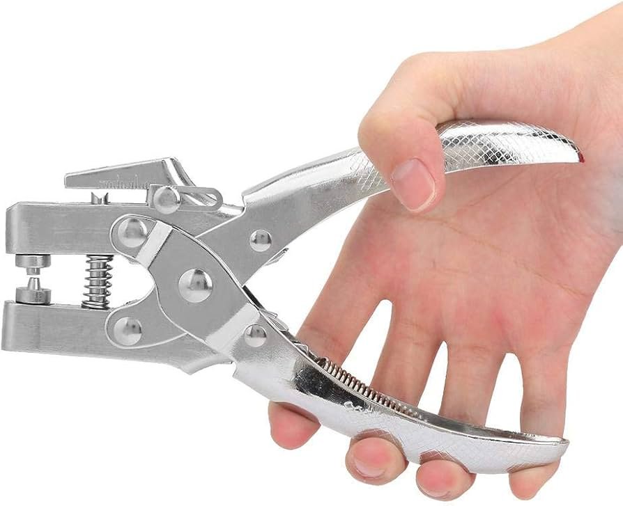 PINZA PARA COLOCAR OJALES + SACABOCADO BRW METAL + 50 OJALES GRATIS!