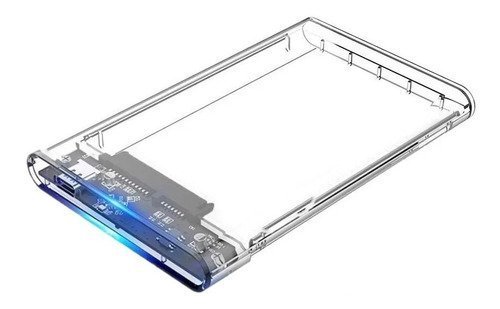 Carry Disk Usb 3.0 (Mayor Velocidad) Sata Case -----> para Discos Rigidos o Solidos 2.5" HDD / SDD > Transparente