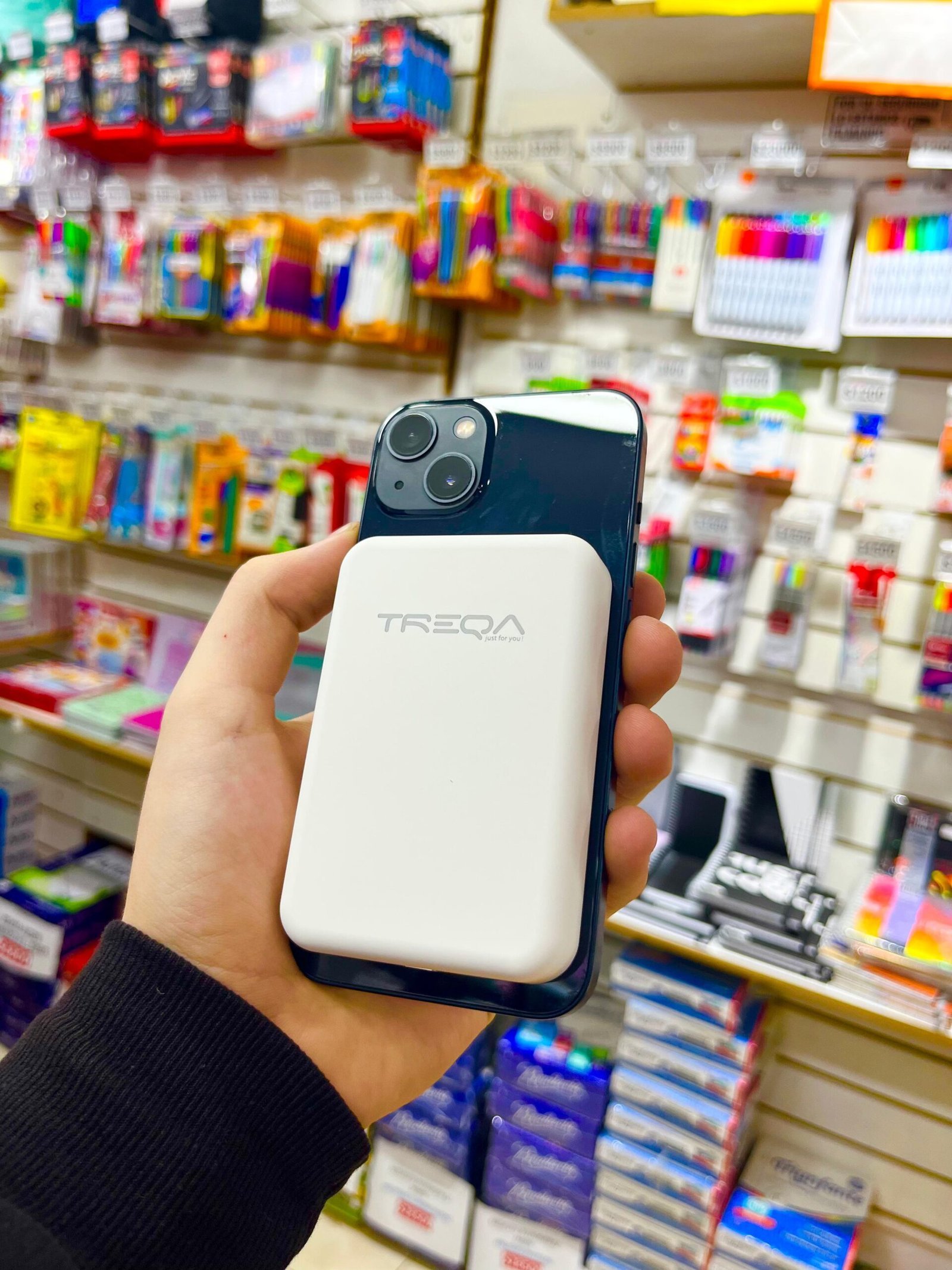 Cargador Portátil Inalámbrico * TREQA TR-952 * Magnético 5000 Mah (Incluye Aro magnético c/ adhesivo) (copia)