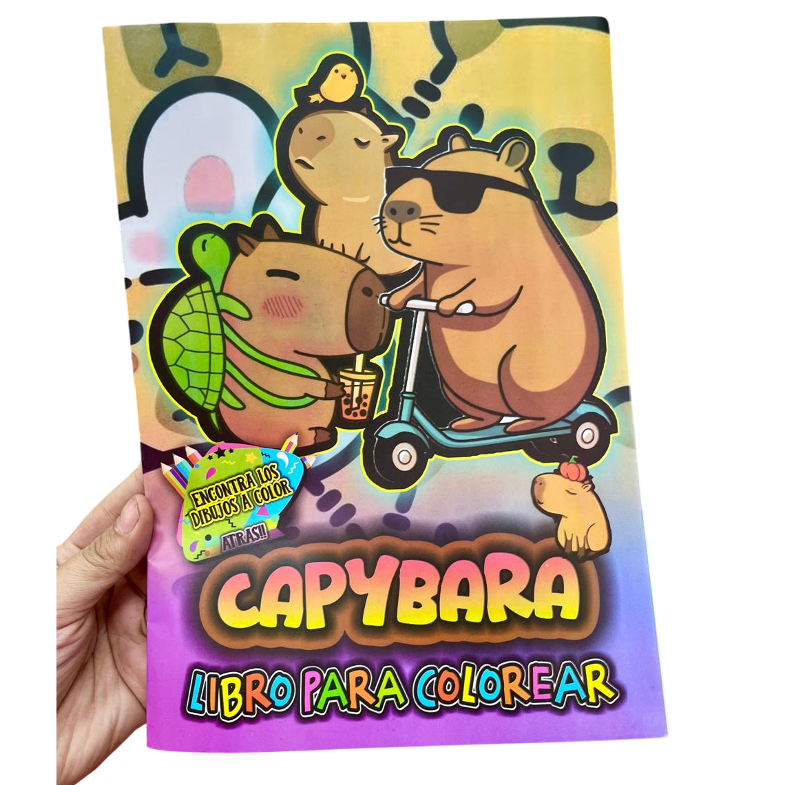 LIBRITOS PARA COLOREAR "CAPYBARA"