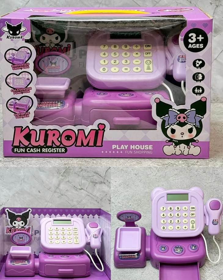 JUGUETE CAJA REGISTRADORA - KUROMI - CALCULADORA