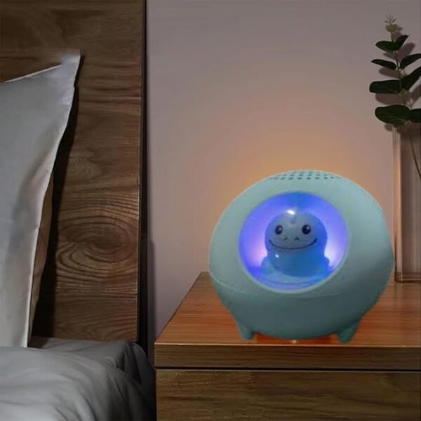 Parlantes XAEA - Dino Celeste - Luz de Noche Velador Bluetooth