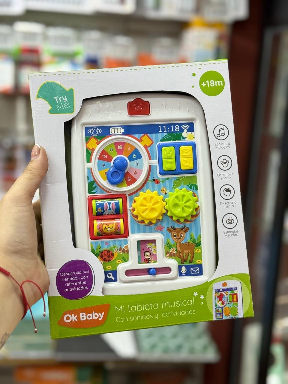 Mi Tableta Didactica Con Sonido Y Actividades - Ok Baby -