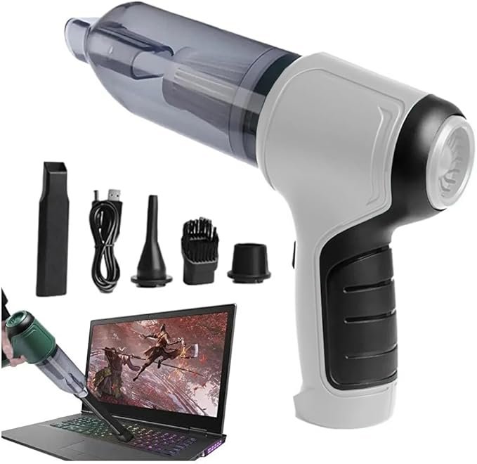 Aspiradoras Portátiles * JB-107 * 3 en 1 (Aspirador + Soplador + Inflador) Recargable // Super Potente //