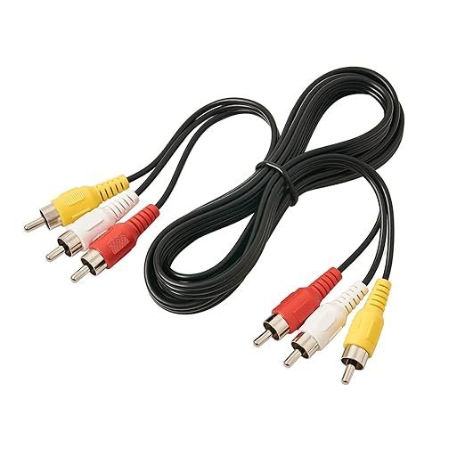 Cable 3.5 RCA a 3.5 RCA (Audio y Video)