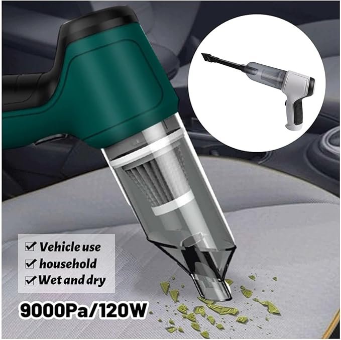Aspiradoras Portátiles * JB-107 * 3 en 1 (Aspirador + Soplador + Inflador) Recargable // Super Potente //