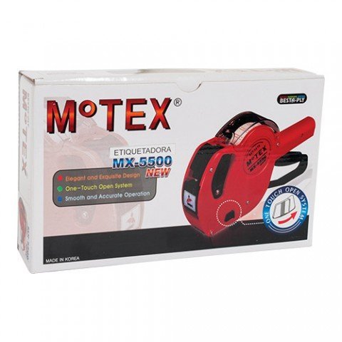 Maquina Etiquetadora de Precios "MOTEX NEGRO 6 DIGITOS MX - 5500"