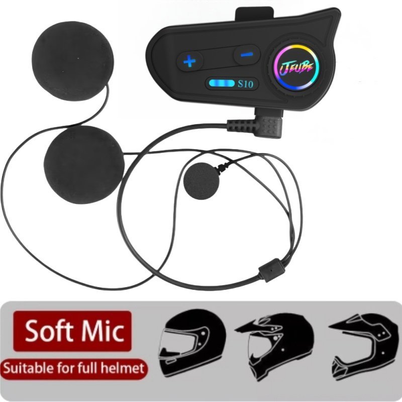 Auriculares para Casco de Moto - S10 JEUBE - IP65 (Resistente al agua y polvo)