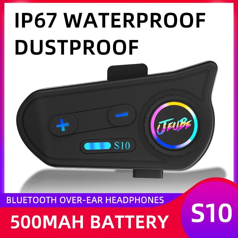 Auriculares para Casco de Moto - S10 JEUBE - IP65 (Resistente al agua y polvo)