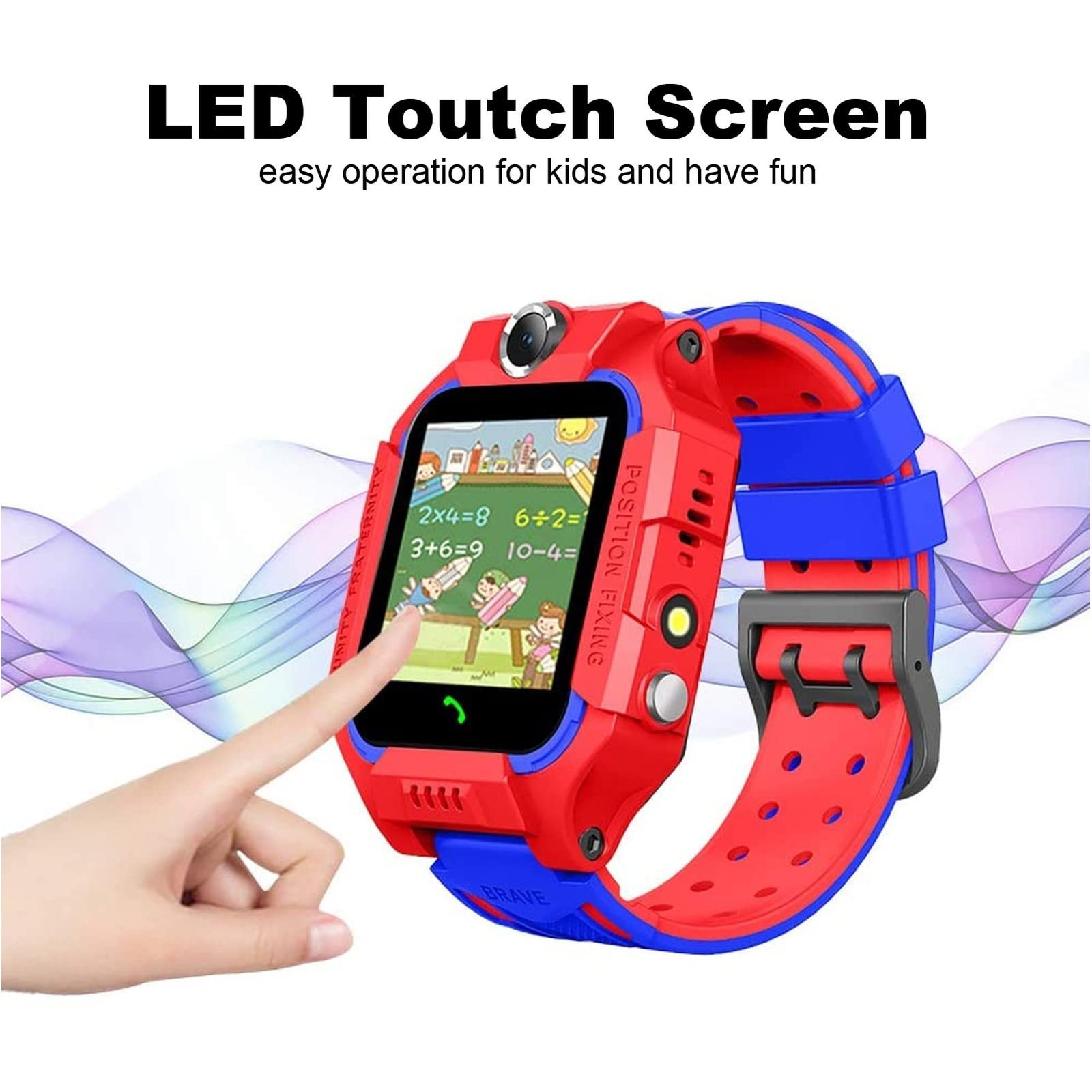 Reloj Inteligente Para Niños Impermeable - Cámara ,Botón SOS ,GPS