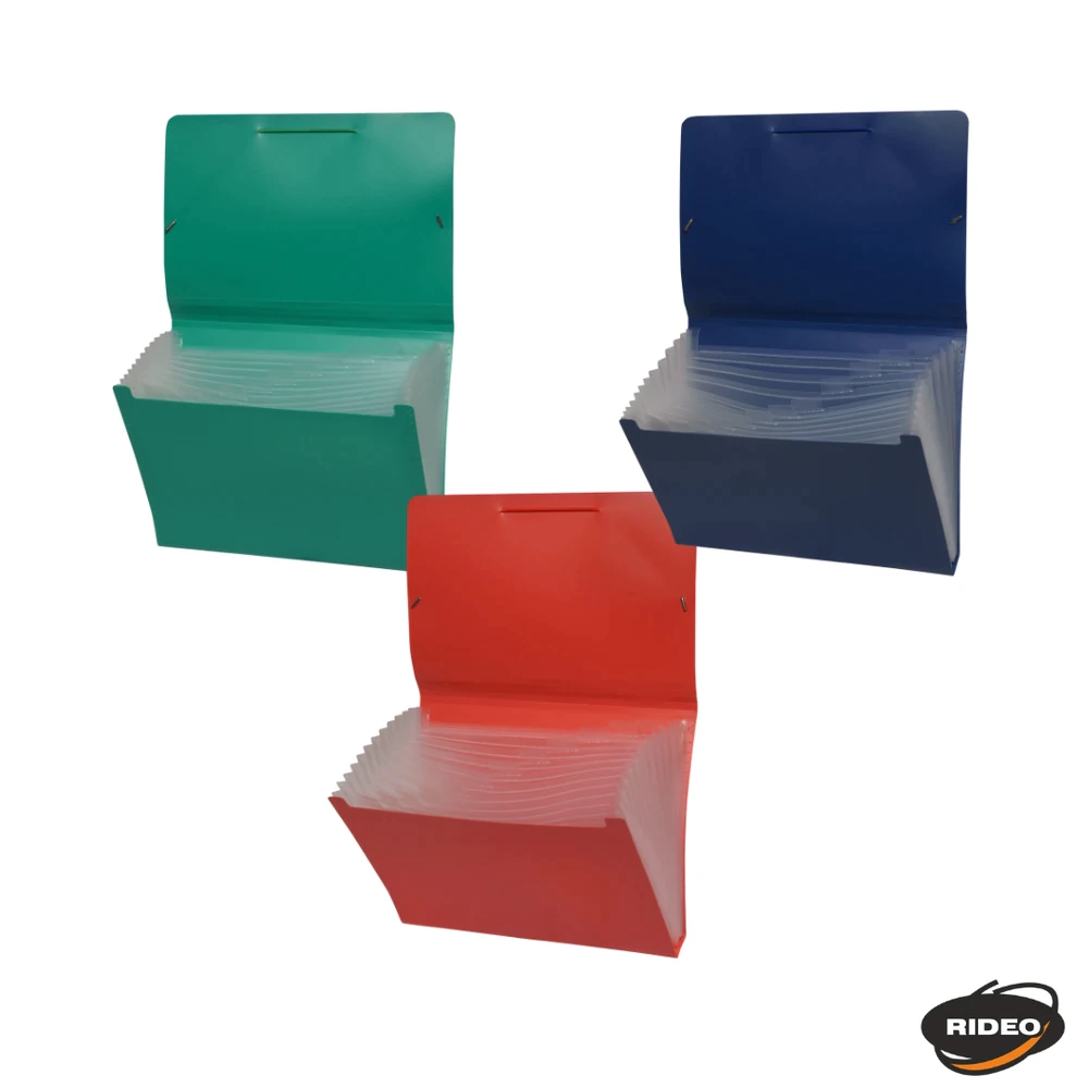 Clasificador RIDEO 13 divisiones TAMAÑO A4 // Azul //