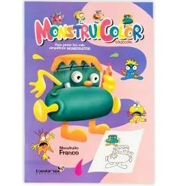 LIBRITOS PARA COLOREAR * MONSTROUICOLOR * MONSTROUITOS (Grande)