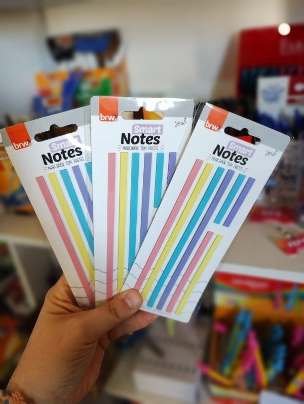 NOTAS BRW ** RESALTA PASTEL ** AUTOADHESIVAS (TRANSPARENTES - RESALTADOR)