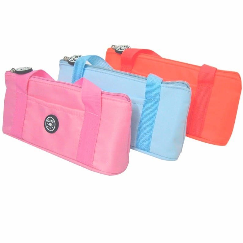 CARTUCHERA * QIWI FLÚO * C/ MANIJA DOBLE (MEDIANA) CAW138