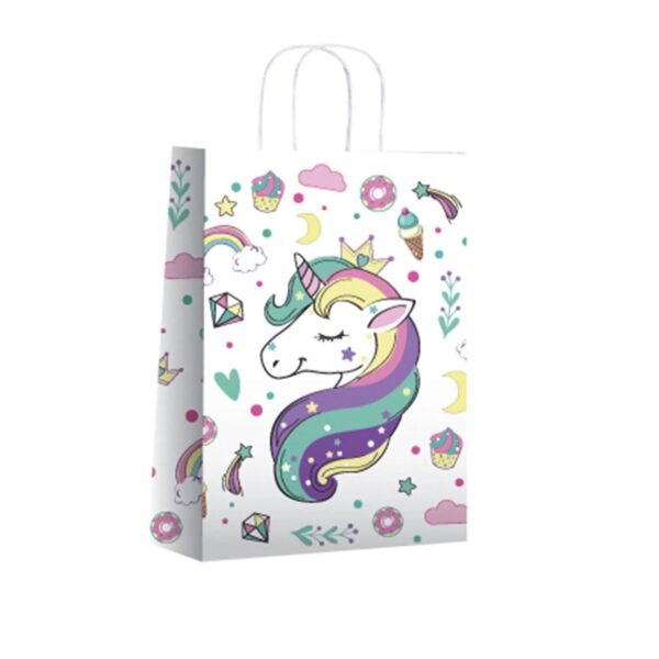 BOLSAS DE REGALO " UNICORNIO GLAM " Tamaño 18 x 20