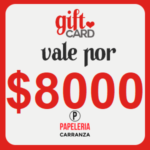 GIFT CARDS $8000 (TARJETA PARA REGALO)