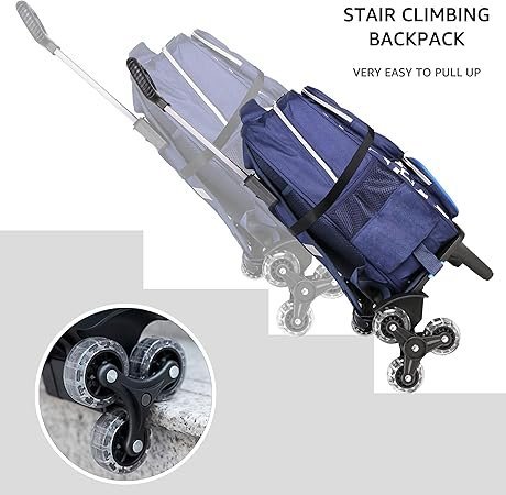 Set x 3 *SPIDER MAN* Mochila Con Carro 3D + Lonchera Termica + Cartuchera -Ruedas Escaladoras x 3 Reforzadas- Escolar