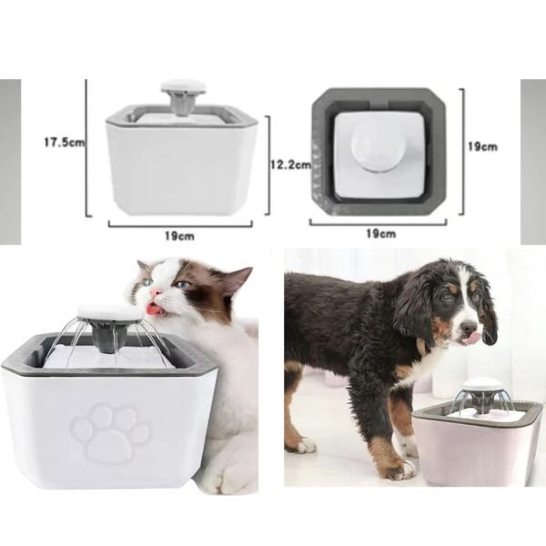 Bebedero Automatico Tipo Fuente c/ Filtro