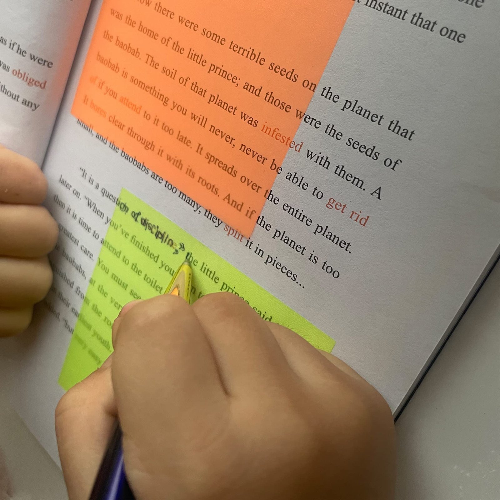 Notas Adhesivas PIZZINI "PASTEL TRASLUCIDAS" 75 x 75 (TRANSPARENTES - RESALTADOR)