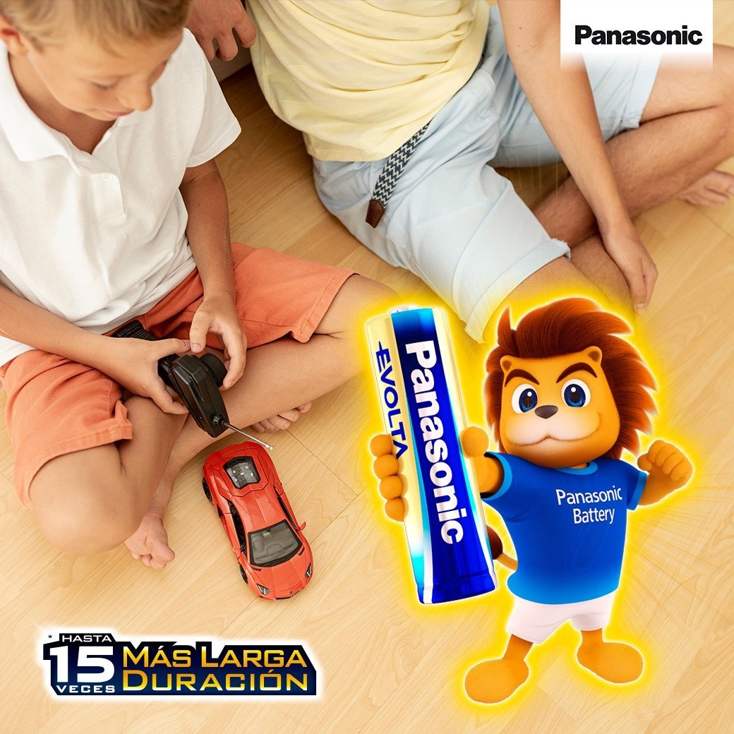 Pilas Panasonic Evolta "AA" x unidad Alcalina