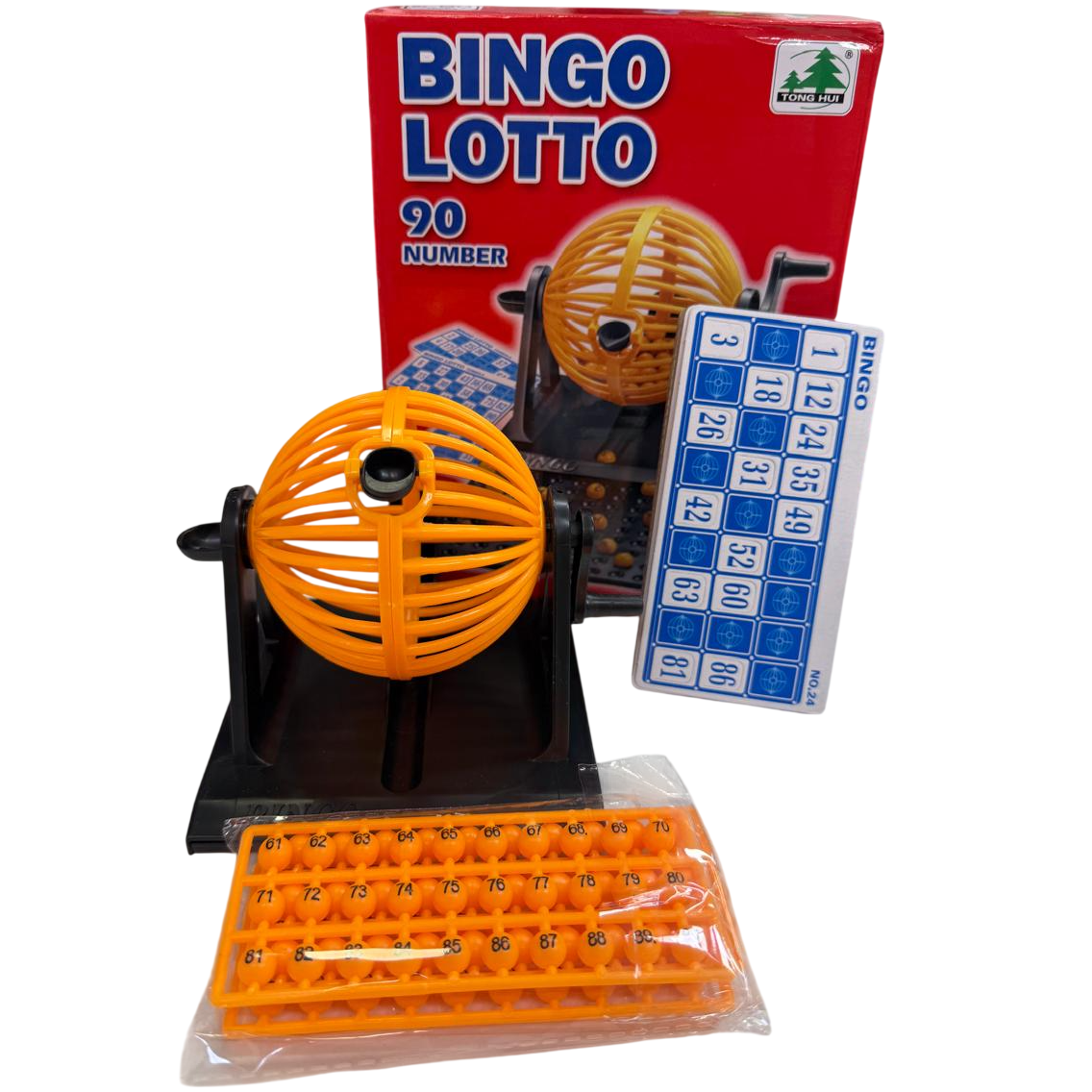 JUEGO BINGO LOTTO 90 NUMEROS