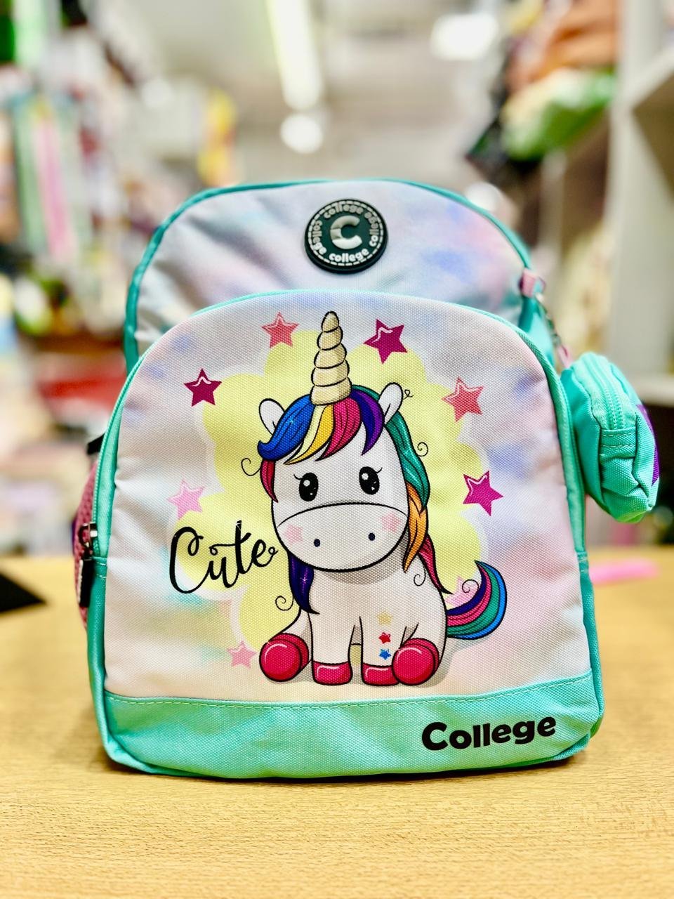 Mochilas KIDS " UNICORNIOS " 13 pulgadas REFORZADA + Monederito