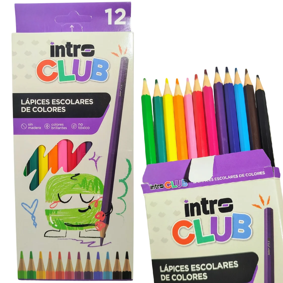 Lapices *INTRO CLUB* x 12 Largos