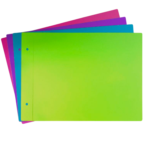 Tapa de Carpeta de Dibujo N5 - VERDE NEÓN - LISAS LAMA