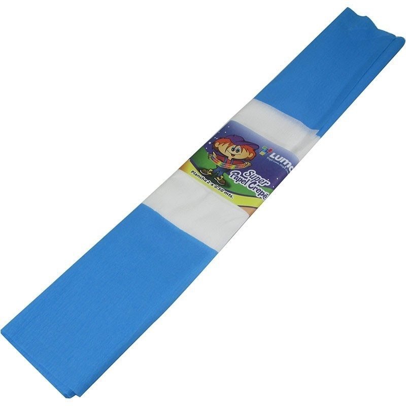 PAPEL CREPE BANDERA DE ARGENTINA