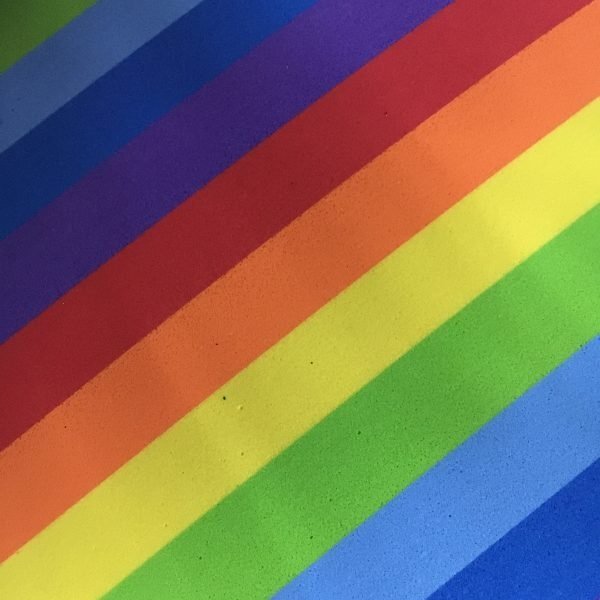 Goma eva Fantasía "Rayas Multicolor"