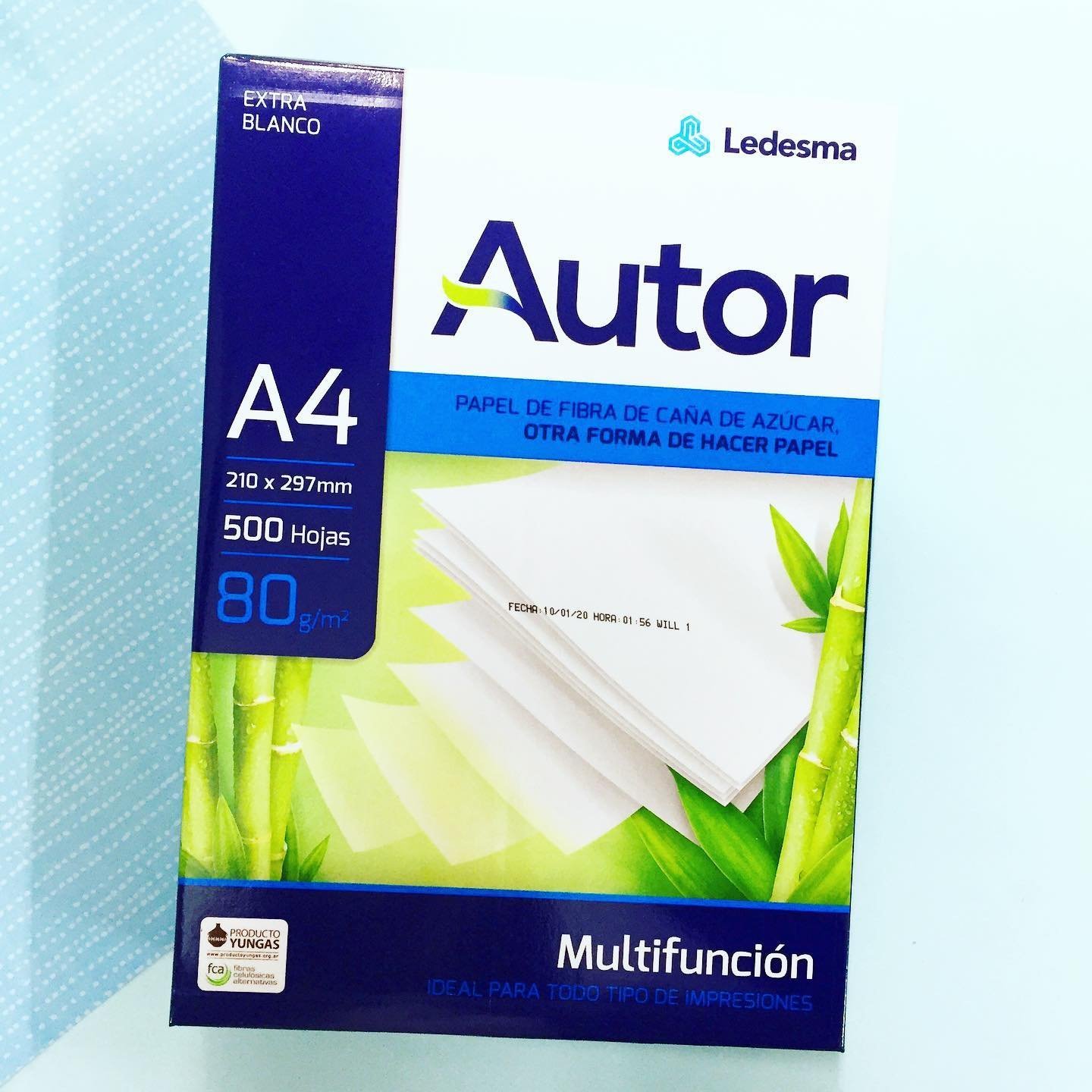 Resma de Papel " Autor " A4 80 Gr * PRECIO DE CAJA X 10 UNIDADES * (Precio Efectivo / Transferencia Bancaria)