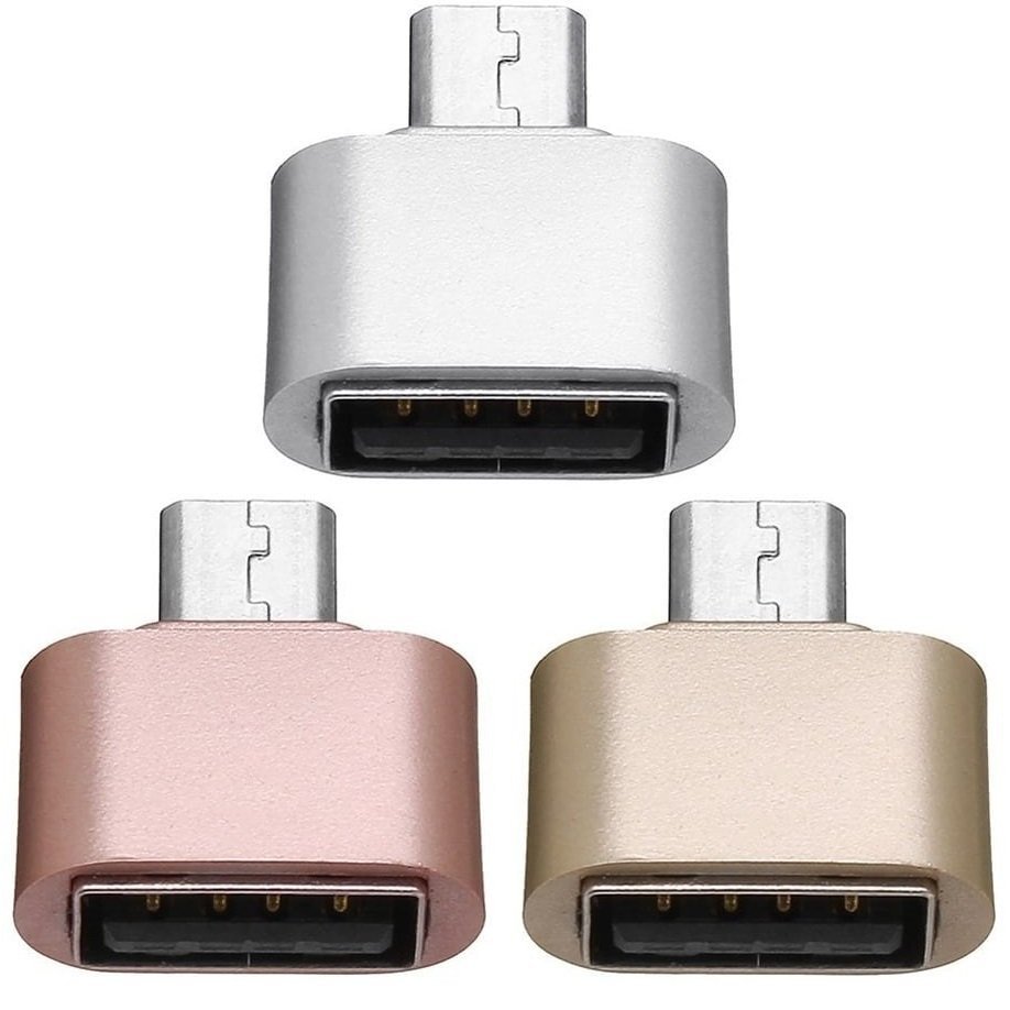 Adaptador OTG Micro Usb (hembra) a USB (macho) ----> coloca tu pendrive