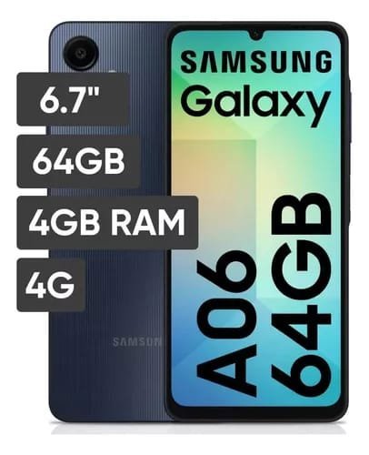 SAMSUNG - A06 NEGRO - 64GB Liberado // GARANTIA 3 Meses //