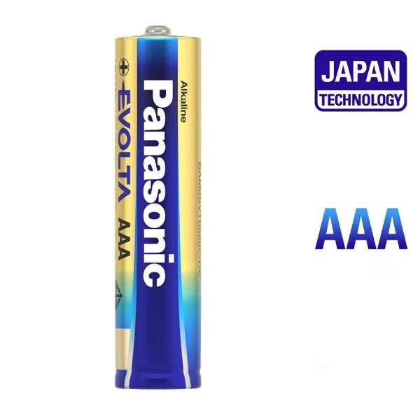 Pilas Panasonic Evolta "AAA" x unidad Alcalina (Finas)