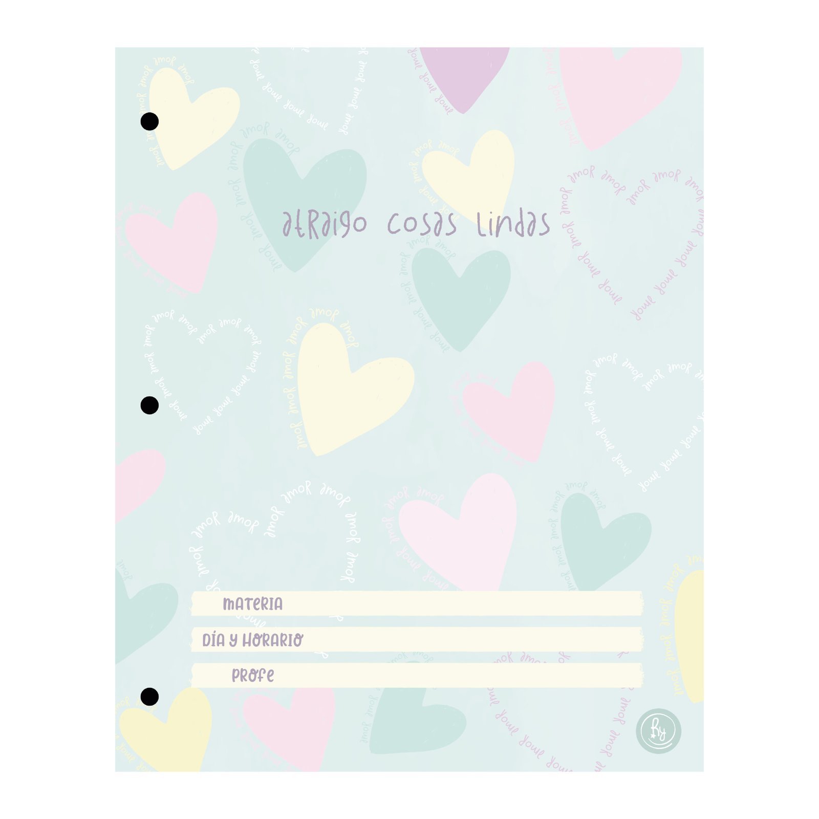 Separadores REFORZADOS de Materias RY "SELECCION ARGENTINA" Tamaño Escolar (Fantasia)