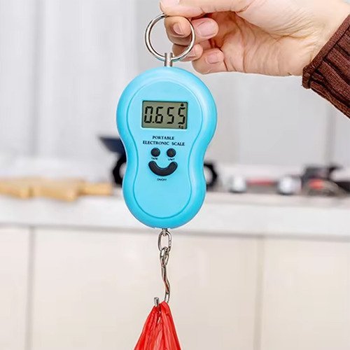 Balanzas Electrónicas 50 Kg c/ Gancho - Valijas - Equipaje - Pesca