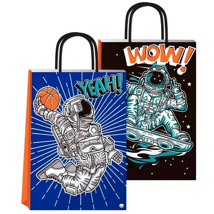 BOLSAS DE REGALO " WOW SPACE " Tamaño 22 X 30