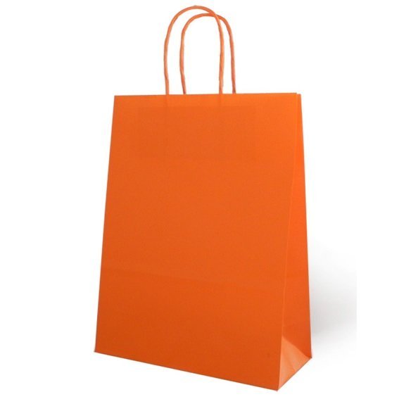 BOLSAS DE REGALO " NARANJA " Tamaño 30 X 41