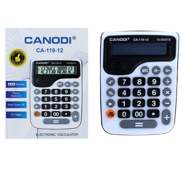 Calculadora CANODI CA - 119 TAMAÑO MEDIANO (12 digitos)