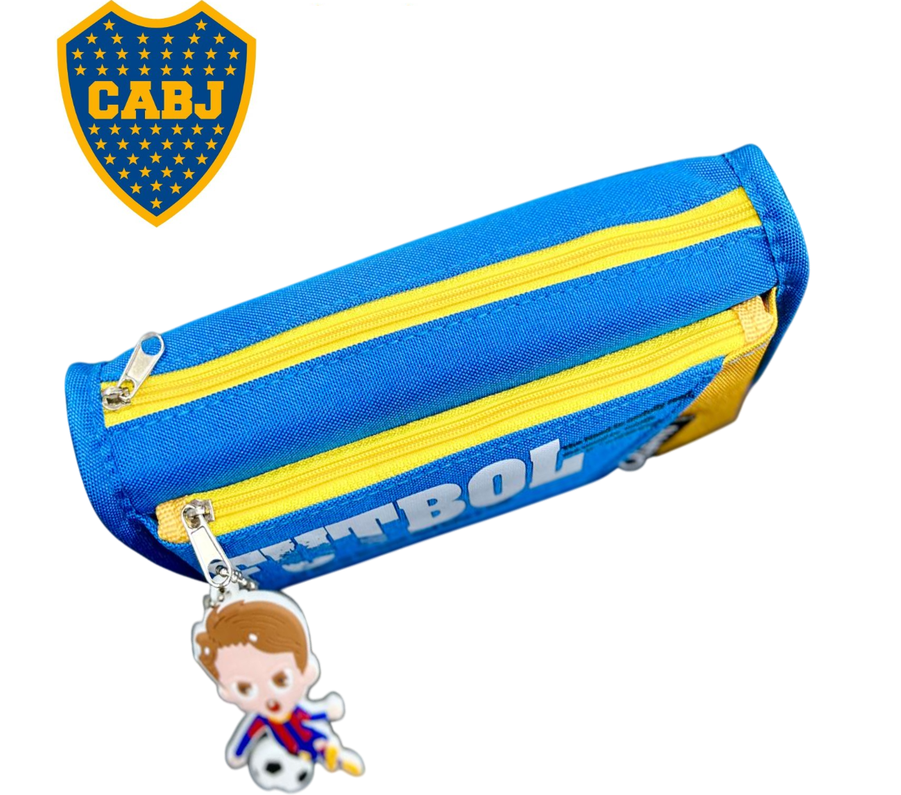 CARTUCHERAS *BOCA JUNIORS 2 CIERRES* OLAMI FUTBOL