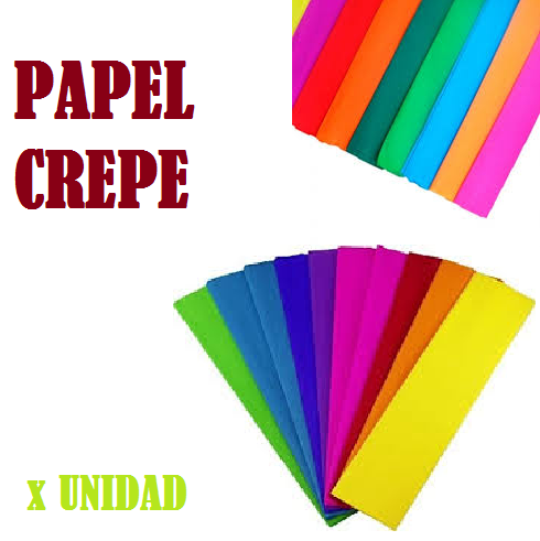 PAPEL CREPE (x UNIDAD)