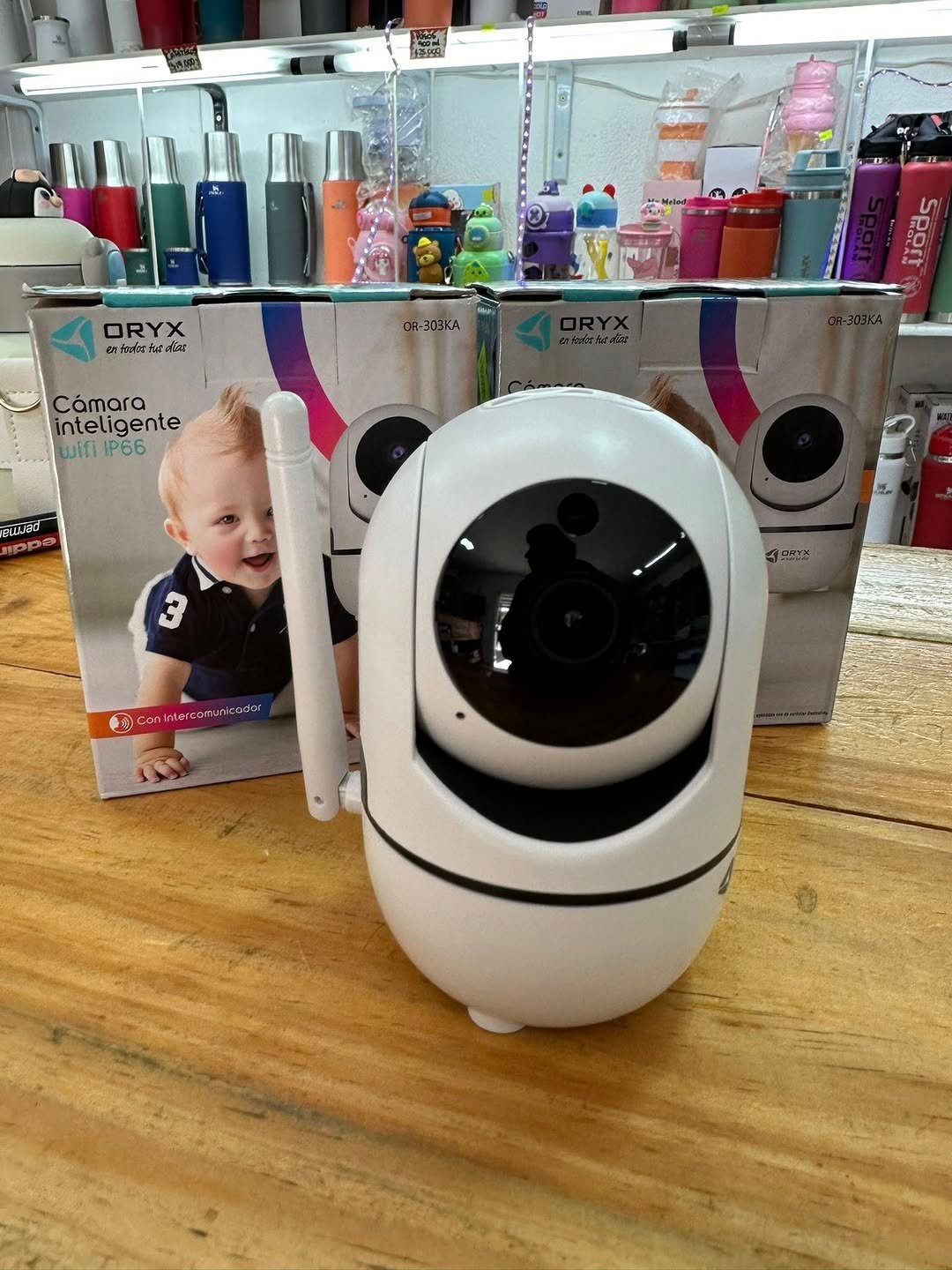 Camara de Seguridad Inteligente * ORYX OR-303KA * Motorizada Inalambrica 360° (INTERIOR y EXTERIOR) Con Intercomunicador