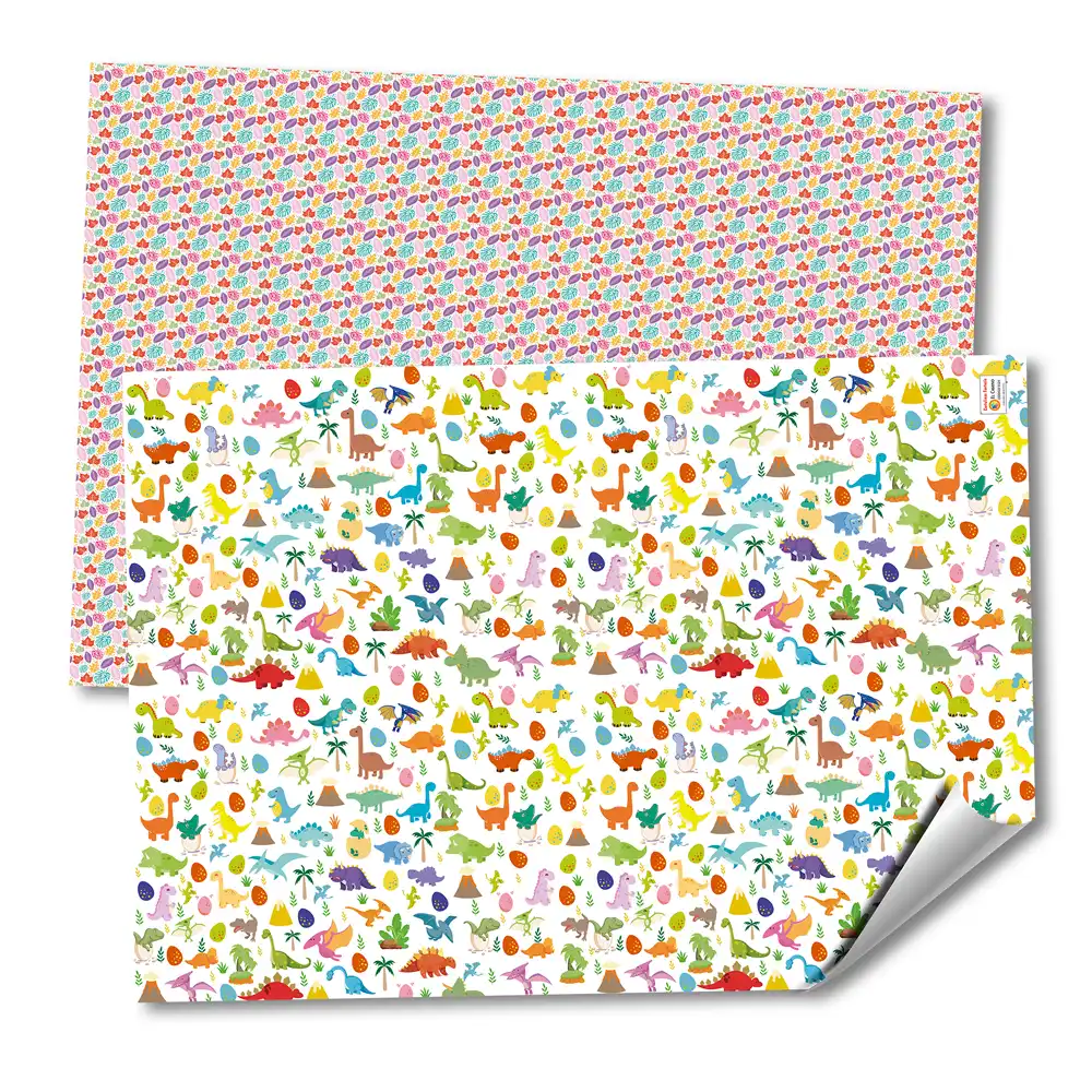 CARTULINA CON DISEÑOS "DINOSAURIOS" FANTASIA