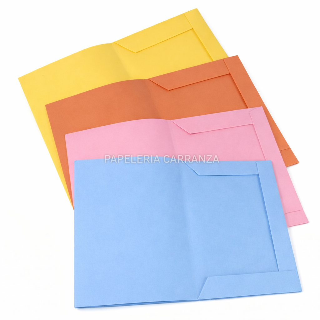 CARPETA 3 SOLAPAS DE CARTULNA OFICIO