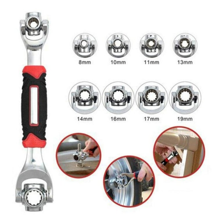 Llave 48 En 1 Giratoria 360 Grados Universal 8 A 19 Tubos